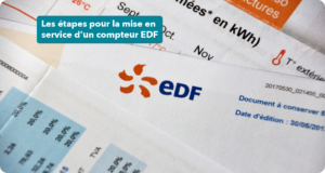 Etapes mise en service compteur EDF