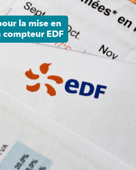 Etapes mise en service compteur EDF
